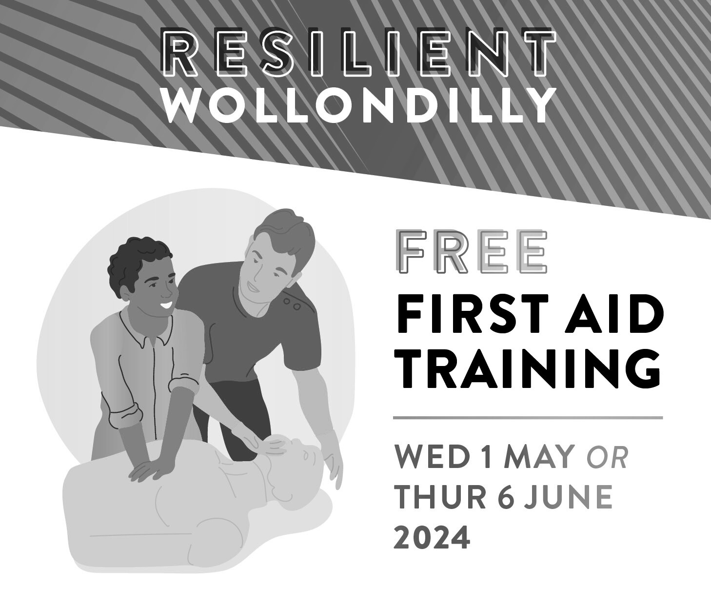 Free first aid training sessions